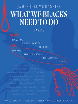 cover image of What We Blacks Need to Do